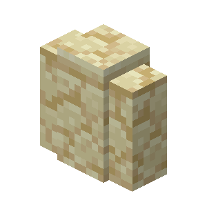 Muret de grès Minecraft