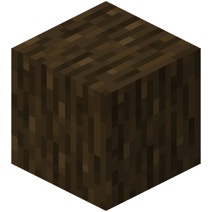 Bois de chêne noir Minecraft
