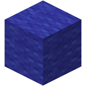 Laine bleue Minecraft