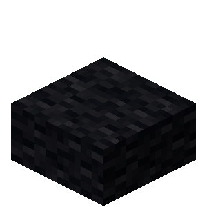 Dalle de laine noire Minecraft