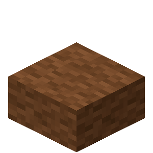 Dalle de laine brune Minecraft