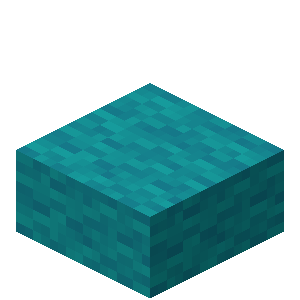Dalle de laine cyan Minecraft