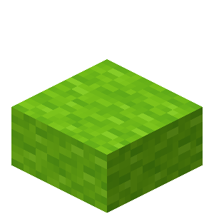 Dalle de laine vert clair Minecraft