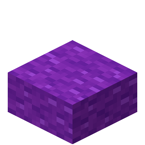 Dalle de laine violette Minecraft
