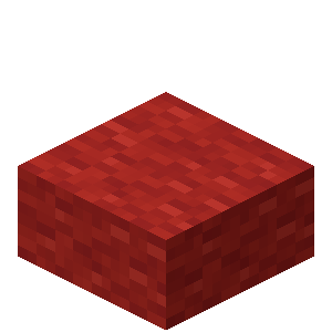 Dalle de laine rouge Minecraft