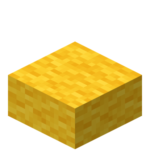 Dalle de laine jaune Minecraft