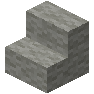 Escalier en laine gris clair Minecraft