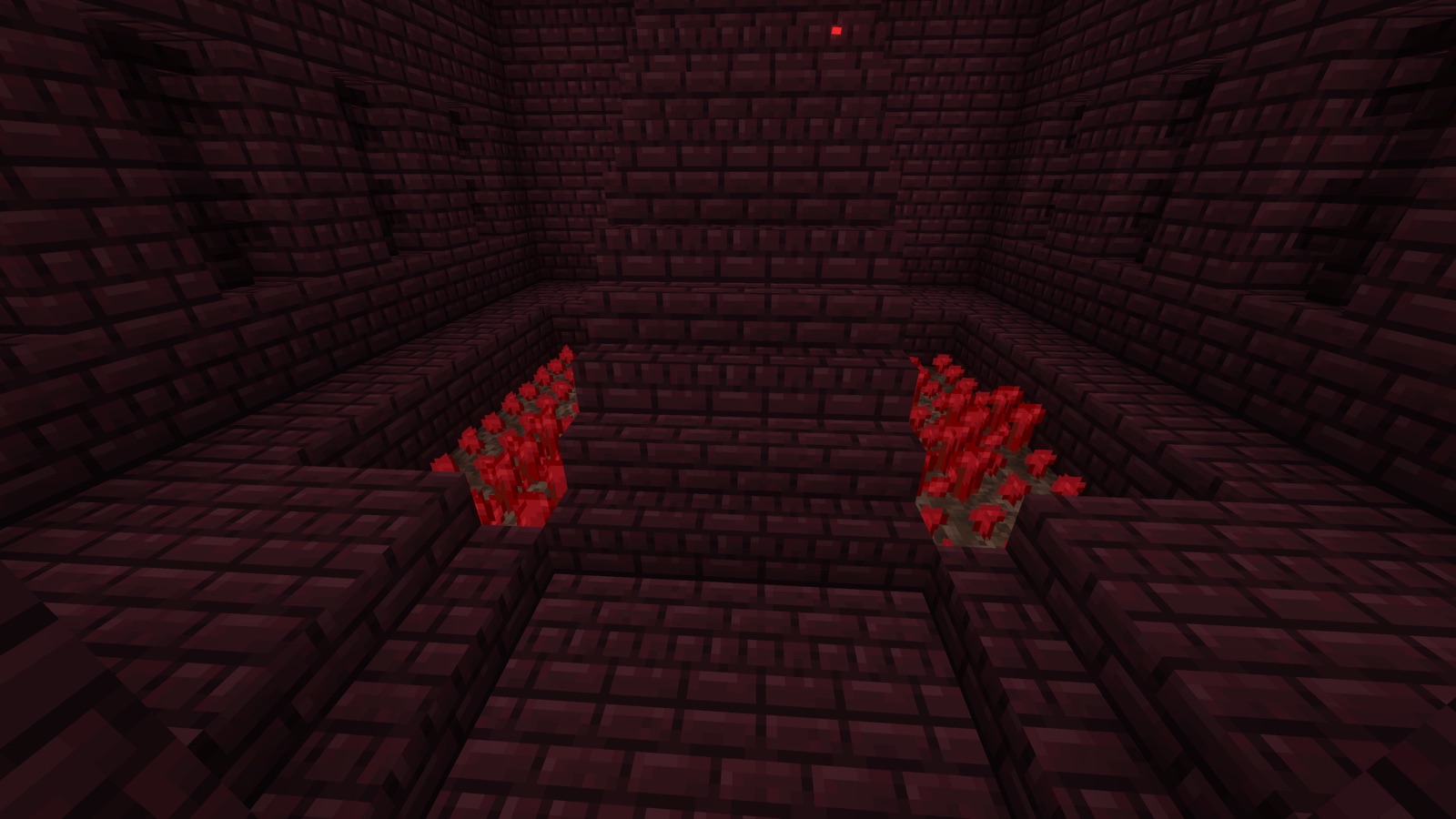Verrues du Nether sur du sable des âmes au pied d’un escalier de forteresse