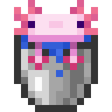 Bucket of Axolotl Minecraft