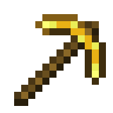 Golden Pickaxe Minecraft