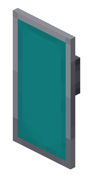 Cyan Shield Minecraft