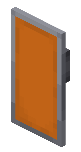 Orange Shield Minecraft
