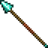 Held Diamond Spear Minecraft