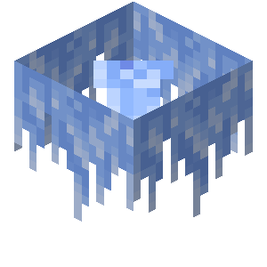 Stalactite de glace Minecraft (recréation)