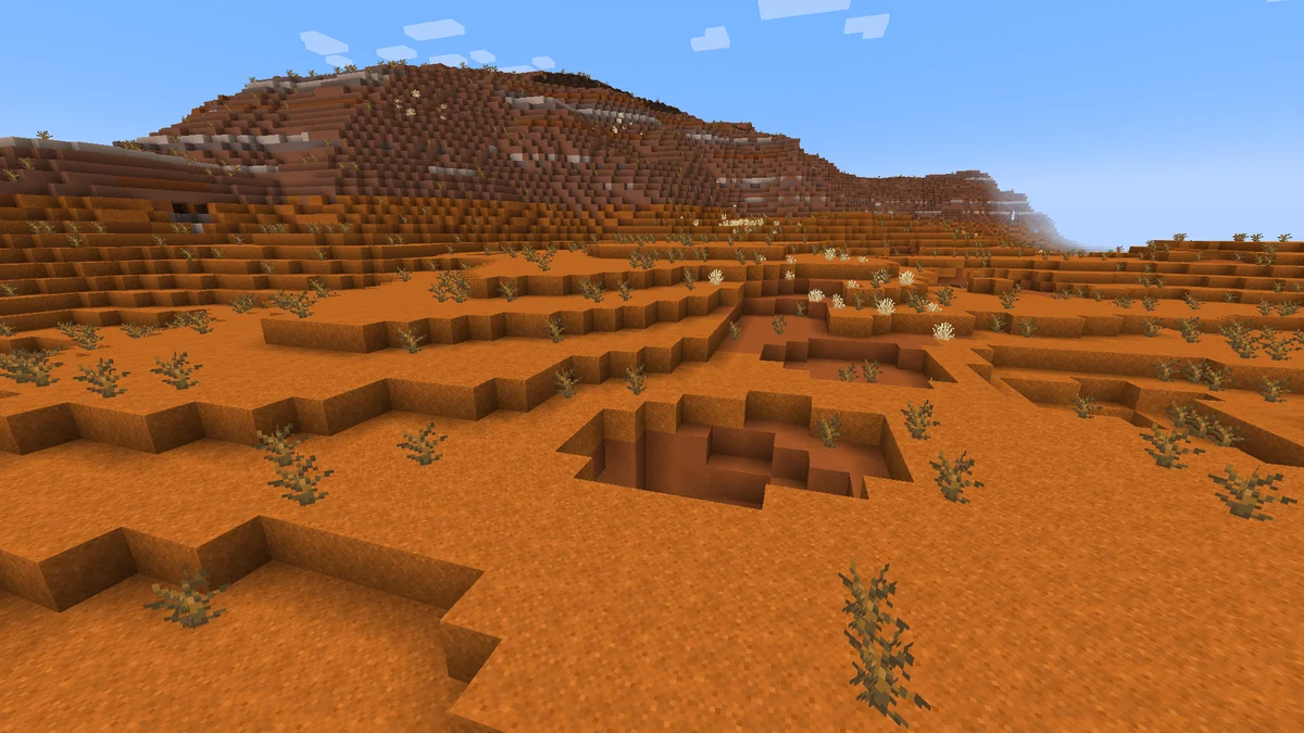 Badlands dans Minecraft