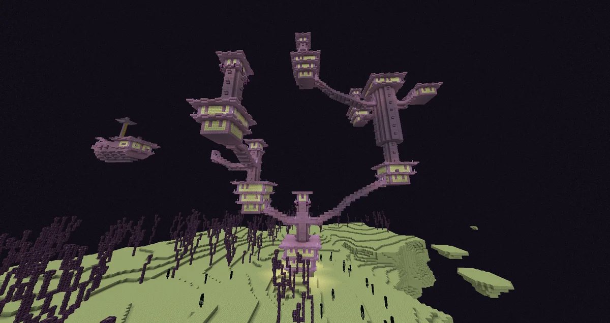 Hautes terres de l’End dans Minecraft