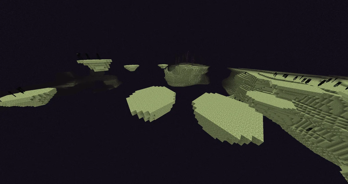 Petites îles de l’End dans Minecraft