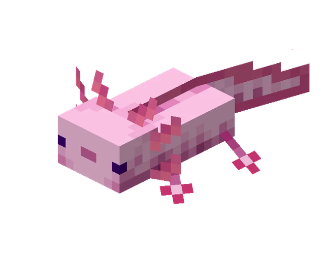 Axolotl dans Minecraft