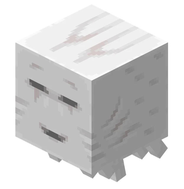 Ghast joyeux dans Minecraft
