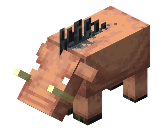 Hoglin dans Minecraft
