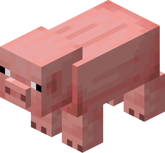 Cochon dans Minecraft