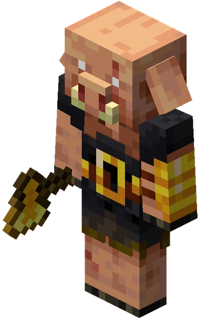 Piglin barbare dans Minecraft