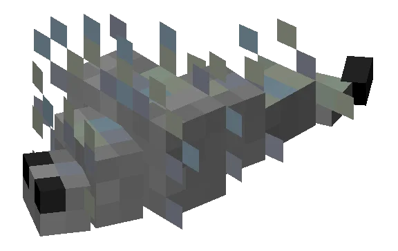 Poisson d’argent dans Minecraft
