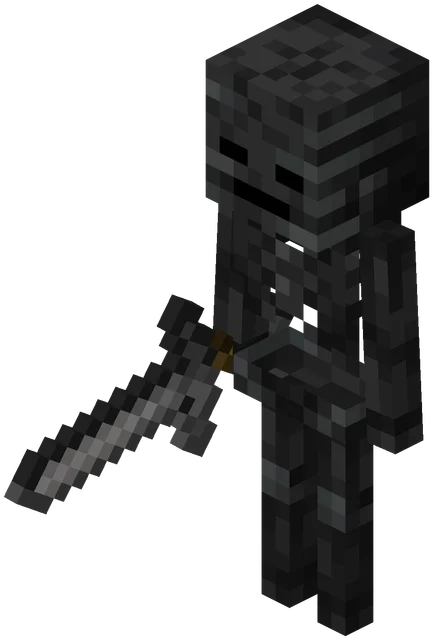 Wither squelette dans Minecraft