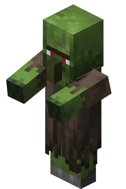 Zombie-villageois dans Minecraft