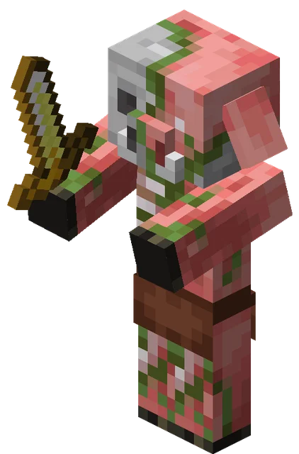 Piglin zombifié dans Minecraft