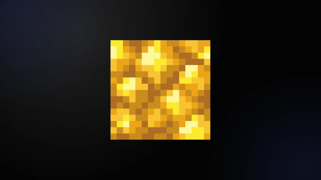 Raw Gold Block Minecraft Wiki 1.20.4 et 1.21